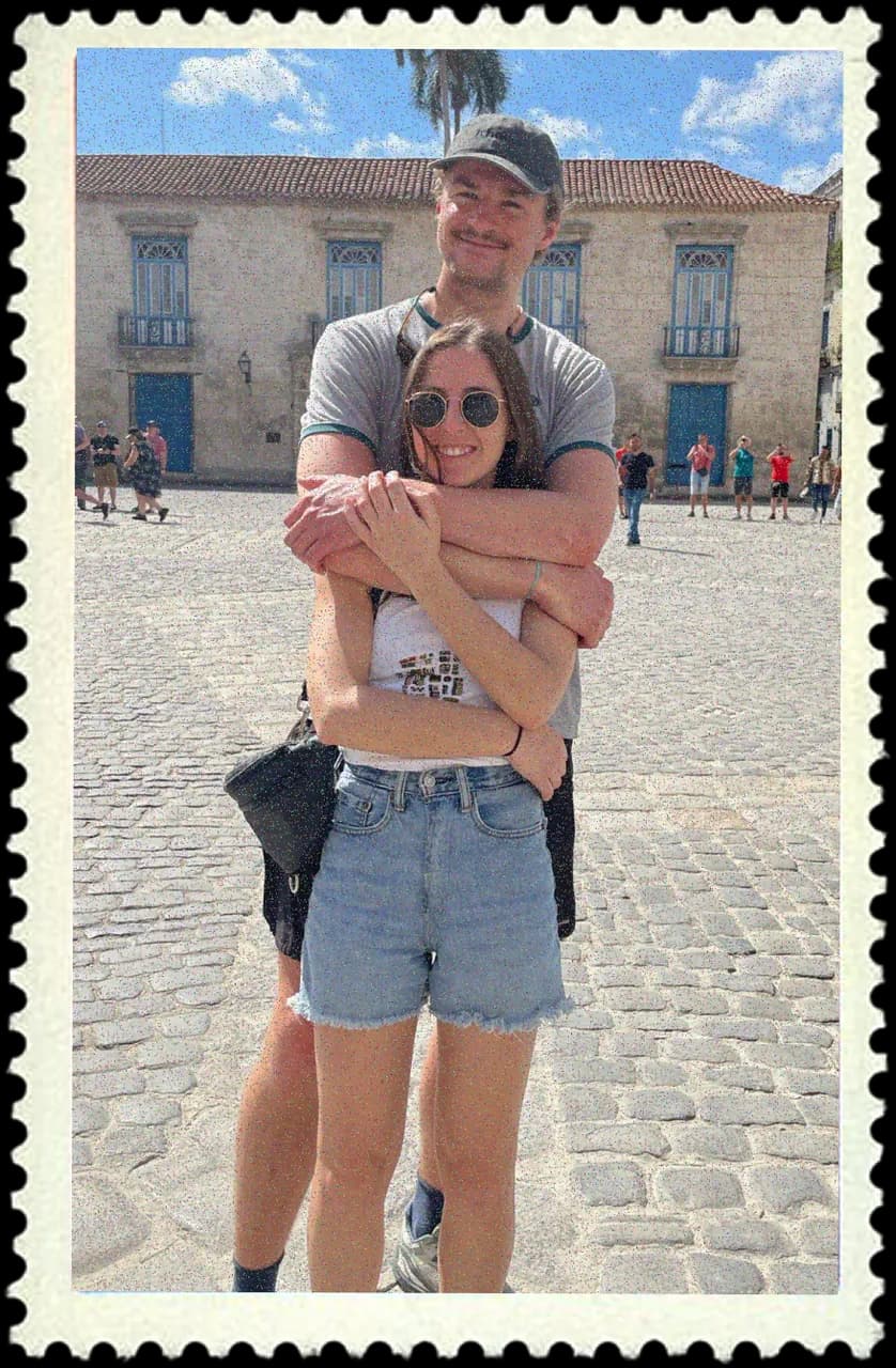 Nat and Ben in Cuba